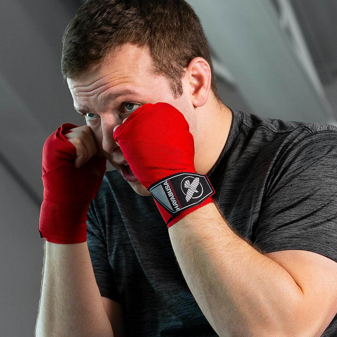 Secure stretch style hand wraps